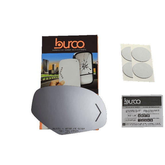 Fits 09-14 Cad Escalade, Sierra, Yukon, Heated Signal Right Passenger Side Convex Mirror Glass Lens W/o Backing Plate, Comes with Adhesive, USA