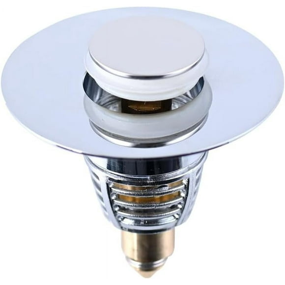 Fits 1.3"-1.65" Bathroom Sink Drain Stopper, Pop-up Sink Drain strainer for Sink Cover, Stainless Steel Drain Filter Universal Wide tub, Mer-maid