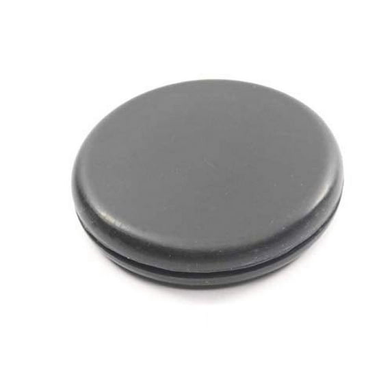 Fits 1 3/4" Hole - 2 1/8" Diameter - 7/16" Height - 1/16" Panel Thickness - Push-in Panel Plug Grommet Without a Hole Rubber Plug (10)