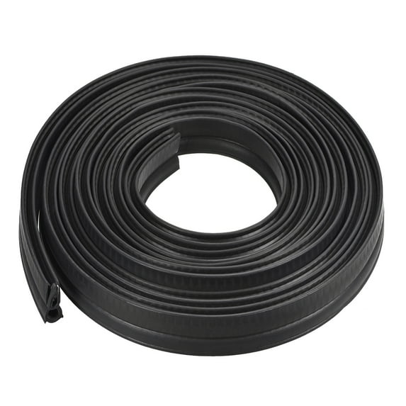 Uxcell Fits 1-3mm Edge 3Meters Length 0.87" Height Trim Seal with Top Bulb EPDM Rubber Seal