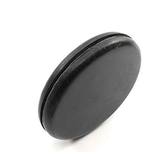Fits 1 5/8" Hole - 2" Diameter - 7/16" Height - 1/16" Panel Thickness - Push-in Panel Plug Grommet Without a Hole Rubber Plug (1)