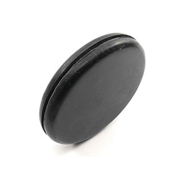 Fits 1 5/8" Hole - 2" Diameter - 7/16" Height - 1/16" Panel Thickness - Push-in Panel Plug Grommet Without a Hole Rubber Plug (6)