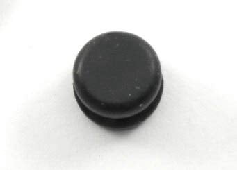 Fits 1/8" Hole - 1/4" Diameter - 3/16" Height - 1/16" Panel Thickness - Push-in Panel Plug Grommet Without a Hole Rubber Plug (100)