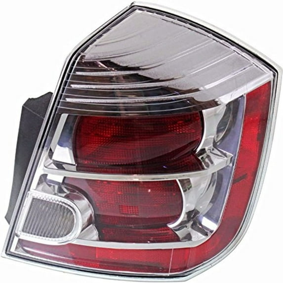 Fits 10-12 SENTRA RIGHT PASSENGER TAIL LAMP ASSEMBLY With CHROME TRIM