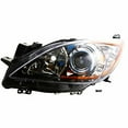 thumbnail image 1 of Fits 10-13 MAZDA 3 LEFT DR HALOGEN HEADLAMP ASSEMBLY With/CHROME PROJECTOR BEZEL, 1 of 1
