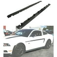 thumbnail image 1 of Fits 10-14 Ford Mustang New Roush Style Side Skirts Bodykits 2PC-Unpainted Black, 1 of 1