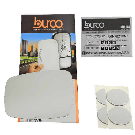 Fits 11-12 Inf M37, 12 Inf M35h, 11-12 Inf M56, Heated Left Driver Replacement Mirror Glass Lens with Adhesive, USA