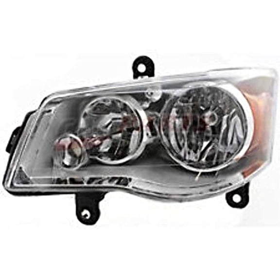 Fits 11-15 Grand Caravan Left Driver Halogen Headlamp Assembly