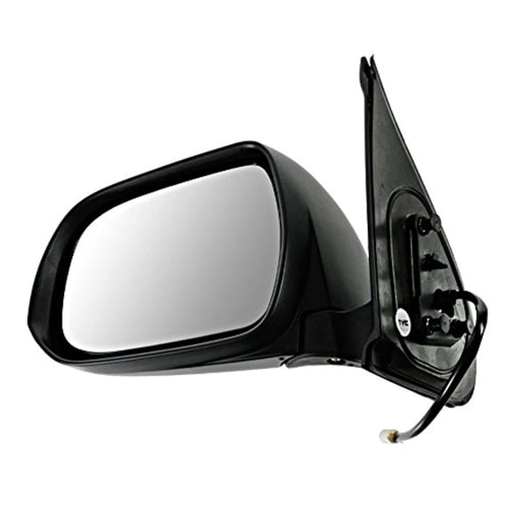 Fits 12-15 Tacoma Left Driver Mirror Power Un Black Manual Fold