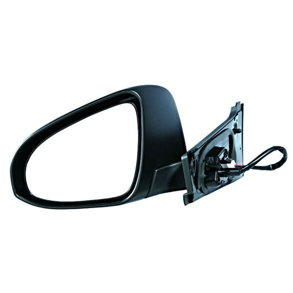Fits 12-16 Yaris Hatch Left Driver Mirror Power Textured Black with Heat