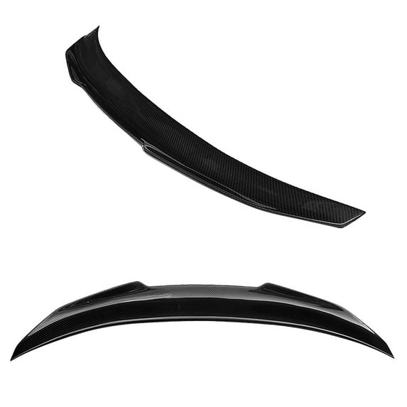 Ikon Motorsports Compatible with 12-19 BMW 3-Series F30 F80 PSM Style Rear Trunk Spoiler Wing Lip Wing - CF 2012 2013 2014 2015 2016 2017 2018 2019