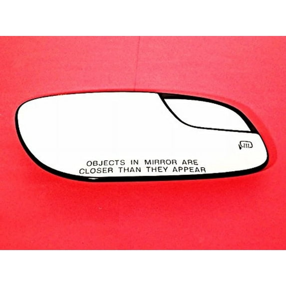 Fits 12-19 Taurus Right Pass Mirror Glass Heated w/Small Spot, Rear Holder OEM