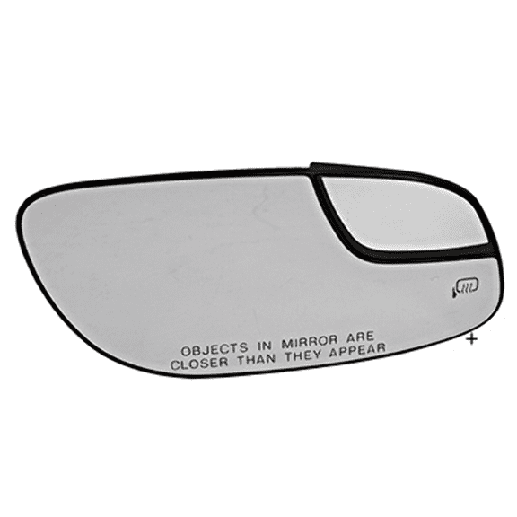 Fits 12-19 Taurus Right Pass Mirror Glass w/ Small Spot, Rear Holder Heated OE
