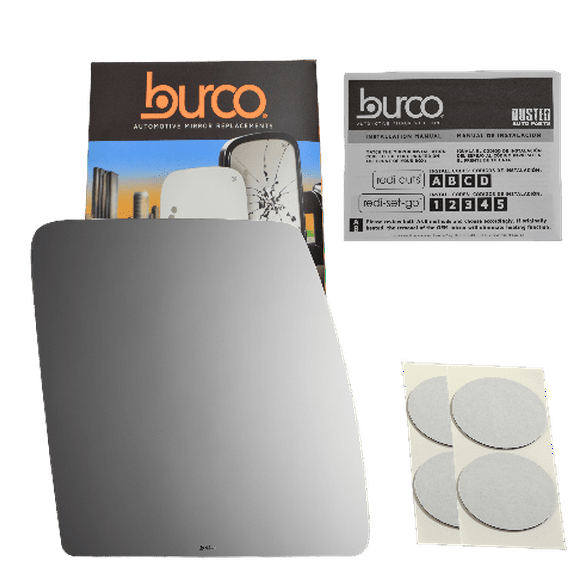 Fits 12-21 NV1500, 2500, 3500 Right Pass Upper Mirror Glass Lens Only w/out Holder For Models w/Out Extending Tow Type