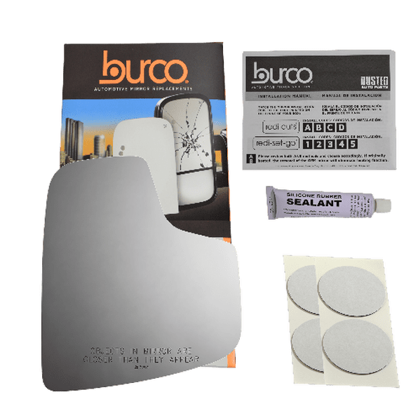 Fits 13-14 NIS NV200 Van Right Passenger Mirror Glass Lens W/Silicone