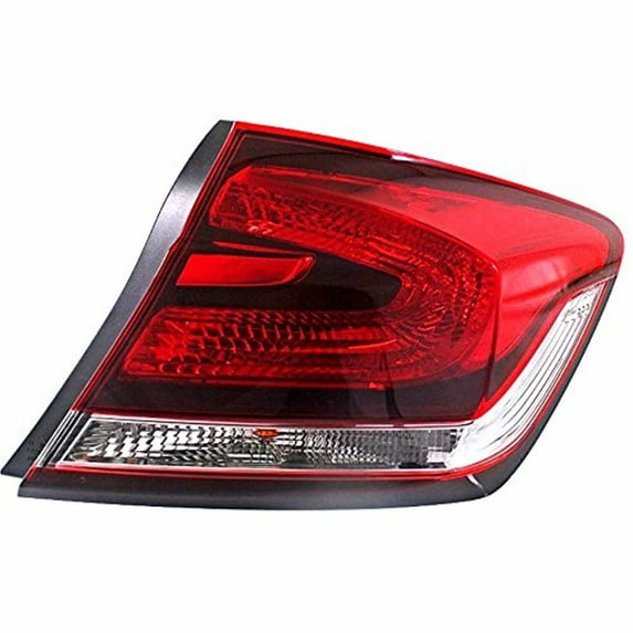 Fits 13-15 Honda Civic Sedan EXC Hybrid Right Passenger Tail Lamp Assembly Quarter Mounted