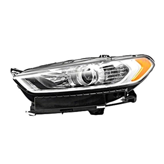 Fits 13-16 Fusion Left Driver Side Headlamp Assembly Halogen