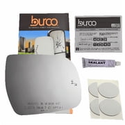Fits 13-17 Sienna Right Mirror Glass Lens w/Blind Spot Detect For Models w/Auto Dimming Feature Only