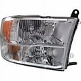 thumbnail image 1 of Fits 13-18 Ram Pickup 19-22 1500 Classic  Right Passenger Halogen Headlight w/out Projector Type w/out DRL* Chrome Bezel, 1 of 4