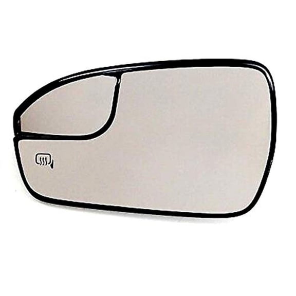 Fits 13-20 Fusion Left Driver Side Heated Mirror Glass w/Rear Holder OE