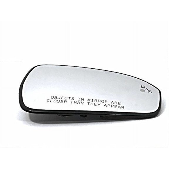 Fits 13-20 Fusion Right Pass Mirror Glass Heated w/Blind Spot Detect Rear Holder