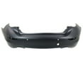 thumbnail image 1 of Fits 14-17 Q50 Rear Bumper Cover Assembly Primed Plastic w/ Object Sensor Holes, 1 of 5