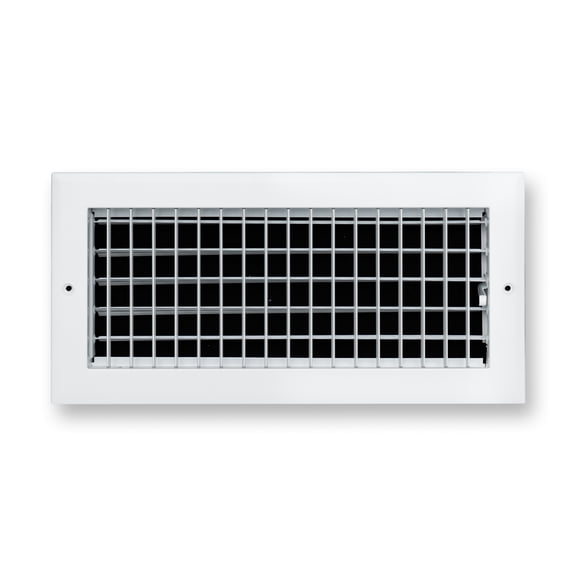 Fits 14x6 Duct Opening Aluminum Adjustable Air Supply Grille by Handua | Rust Proof | Register Vent Cover Grill for Sidewall and Ceiling | White | Out Dim: 15.75" X 7.75"