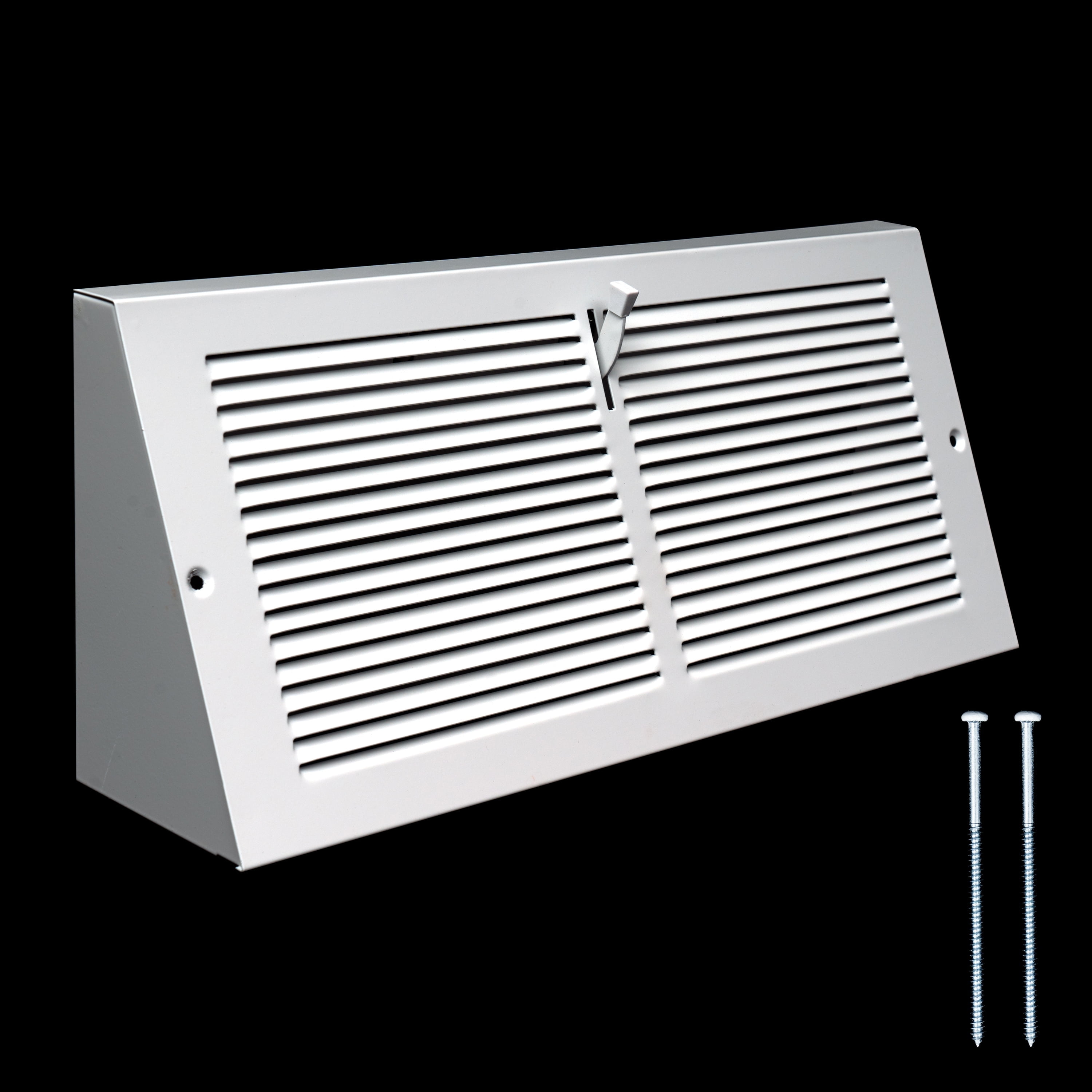 Fits 14x6 Duct Opening | Steel Triangular Baseboard Air Supply Grille ...