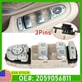 thumbnail image 1 of Fits 15-20 Mercedes-Benz C-Class Power Window Switch Driver's Side 2059056811, 1 of 9