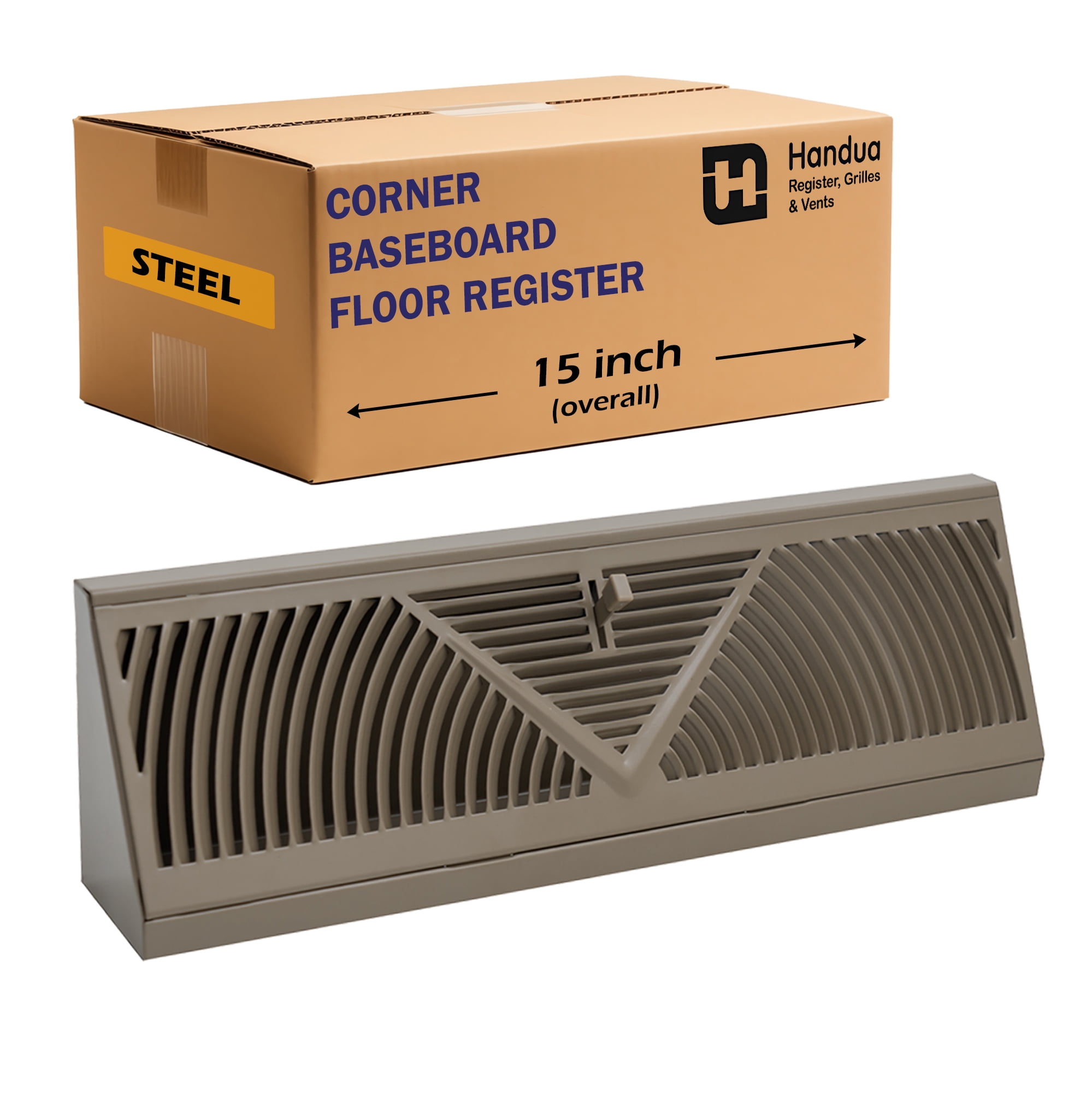 8 Inch Rounded Register Fits 15