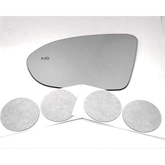 Fits 16-19 Cruze, 18-19 Regal Left Driver Mirror Glass Lens w/BlindSpot Icon