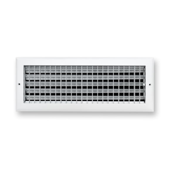 Fits 18x6 Duct Opening Aluminum Adjustable Air Supply Grille by Handua | Rust Proof | Register Vent Cover Grill for Sidewall and Ceiling | White | Out Dim: 19.75" X 7.75"