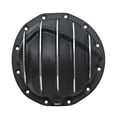 thumbnail image 1 of Fits 1964-72 Chevy GM Rear Differential Cover 8.8 75" Rg 12 Bolt Black Aluminum, 1 of 1