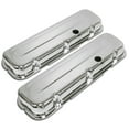 thumbnail image 1 of For 1965-95 Chevy Big Block 396-427-454-502 Short Steel Valve Covers - Chrome, 1 of 5
