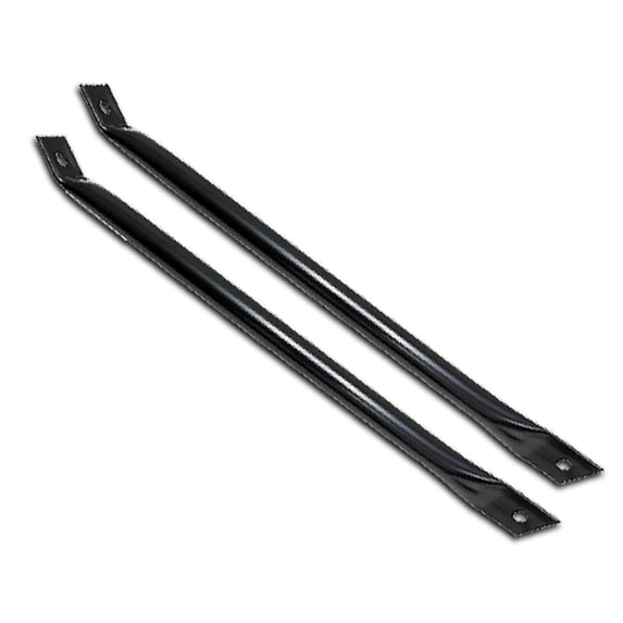 Fits 1967-1969 Chevy Camaro Pontiac Firebird Black Steel Radiator Support Bars