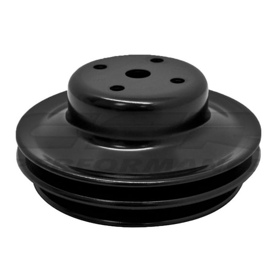 For 1969-1985 Chevy BB Big Block Engine 2 Groove Edp Black Pulley Long Pump Bbc
