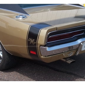 Fits 1969 Charger RT R/T Bumble Bee Rear Stripes Kit Decal Mopar 69 Gloss Black