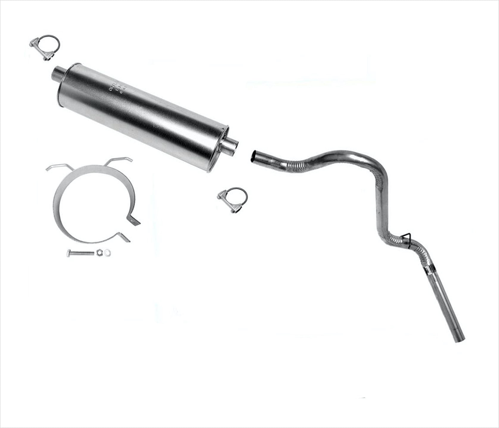 Fits 1985-1996 Ford Bronco 4.9L & 5.0L 5.8L Muffler Tail Pipe Exhaust ...