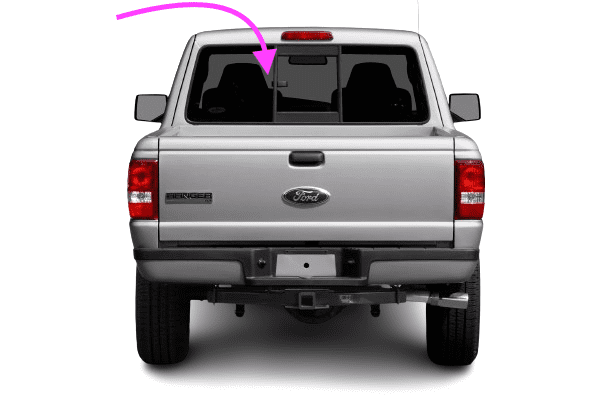 Fits: 1986-2011 Ford Ranger/Mazda Pickup Stationary Back Window, Rear ...