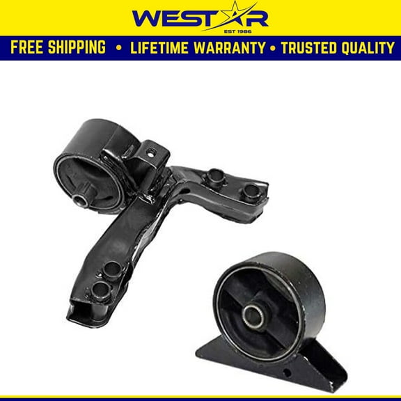 Fits 1989-1991 Hyundai Sonata 2.4L MANUAL Front & Front LT Motot Mount 2PC : A6143, A6163