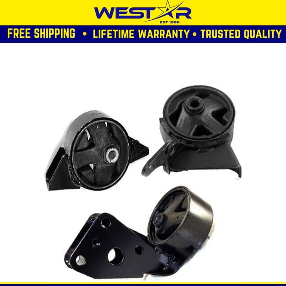 Fits 1991-1994 Nissan Sentra 1.6L Motor & Trans Mount Set for 4Speed AUTO Trans 3PCS : A6313, A6325, A6379