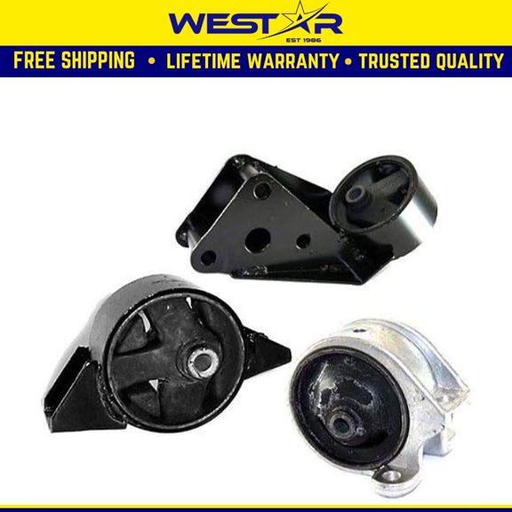 Fits 1991-1994 Nissan Sentra 2.0L Engine Motor & Trans Mount Set for AUTO 3PCS : A6383, A6325, A6312