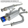 Fits 19921995 Honda Civic 3Dr EG Hatchback Burnt Tip Exhaust Catback