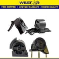thumbnail image 1 of Fits 1993-1997 Toyota Corolla 1.6L Engine & Trans Mount for Auto Transmission 4PCS : A6261, A6260, A6242, A6258, 1 of 2