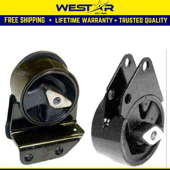 Fits 1993-1998 Jeep Grand Cherokee 5.2L Front Left & Right Motor Mount Set 2PCS : A2809, A2808