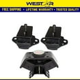 thumbnail image 1 of Fits 1994-1998 Toyota T100 2.7L Front L & R Motor Mount Trans Mount Set 3pc : EM8164, EM6184, EM2410, 1 of 2