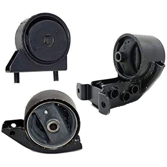 Fits 1997-1999 Hyundai Accent 1.5L SOHC MANUAL Engine Motor Mount Set 3PCS : A6179, A6129, A6154