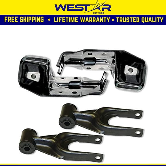 Fits 1997-2005 Buick Century 3.1L Bracket & Torque Strut Motor Mount 4pcs