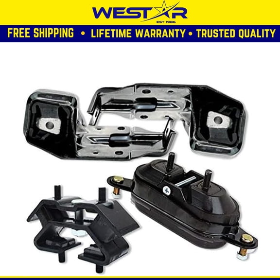 Fits 1997-2005 Buick Century 3.1L Engine Motor & Trans Mount Set 4pcs