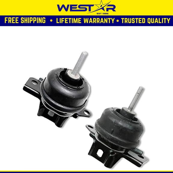 Fits 1998-2004 Cadillac Seville 4.6L Rear Left & Right Trans Mount 2pcs